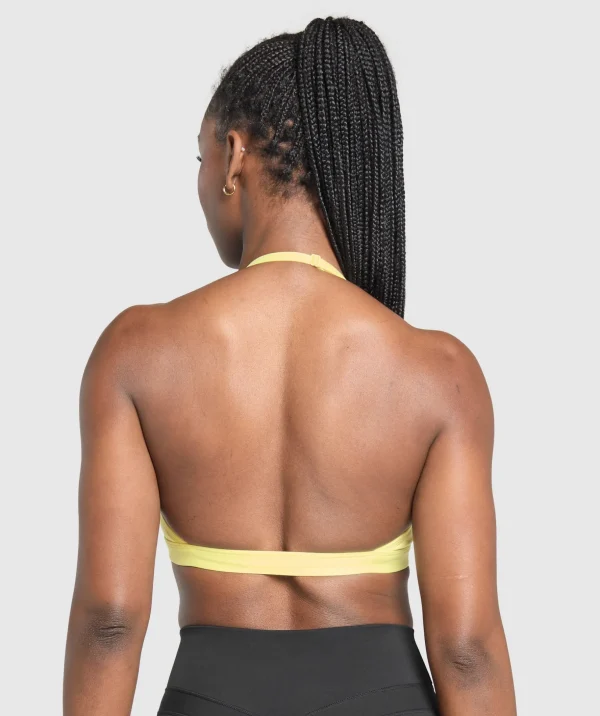 Minimal Halterneck Sports Bra