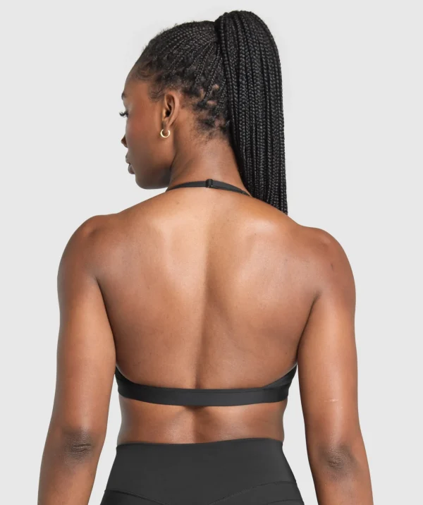 Minimal Halterneck Sports Bra