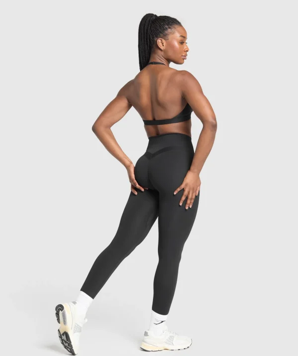 Minimal Halterneck Sports Bra