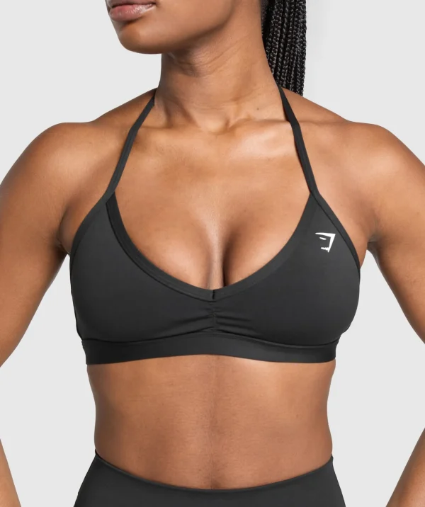 Minimal Halterneck Sports Bra
