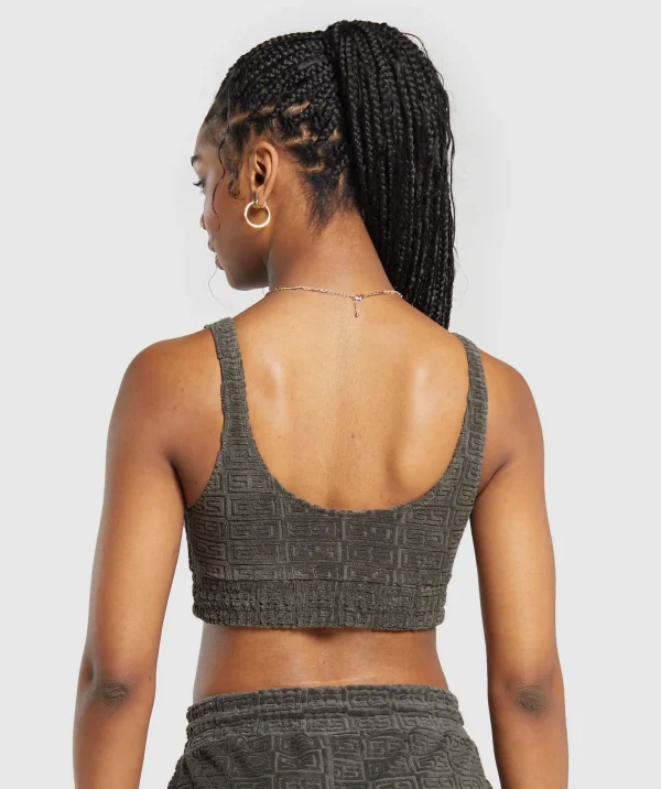 Monogram Towelling Bralette