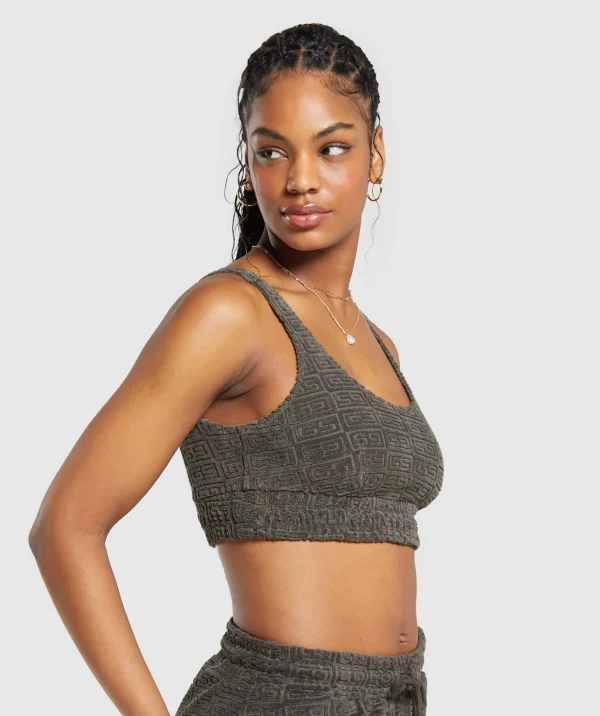 Monogram Towelling Bralette