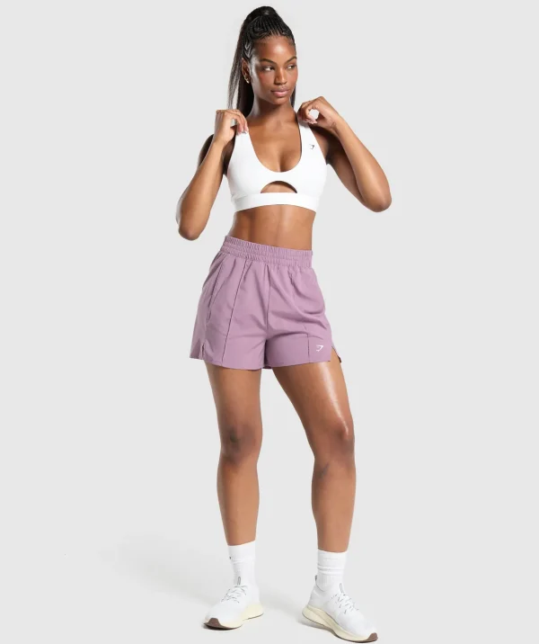 Pintuck Shorts