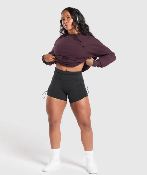 Power Oversized Long Sleeve Top