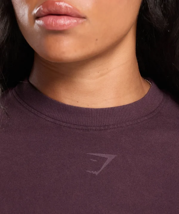 Power Oversized Long Sleeve Top