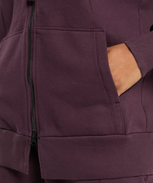 Power Oversized Zip Hoodie
