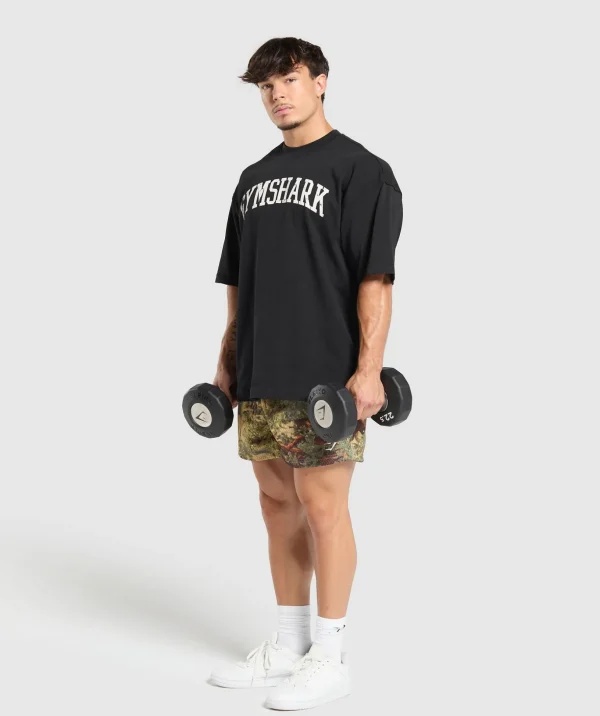 Printed Mesh 5" Shorts