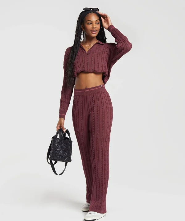 Rest Day Cable Knit Pants