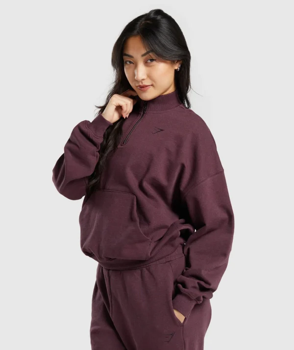 Rest Day Sweats 1/2 Zip Pullover