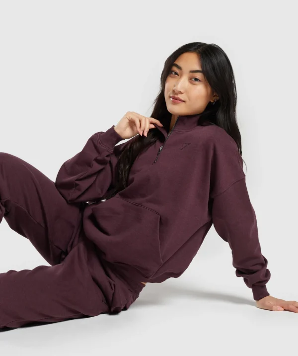 Rest Day Sweats 1/2 Zip Pullover