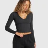 Rib Long Sleeve Top