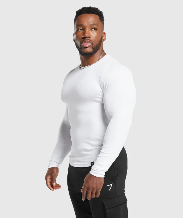 Ribbed Long Sleeve T-Shirt