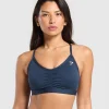 Ruched Sports Bra