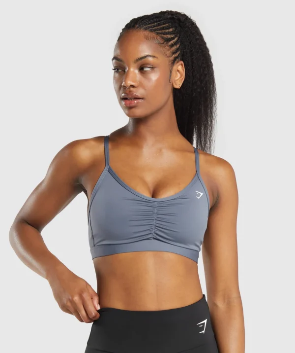 Ruched Sports Bra