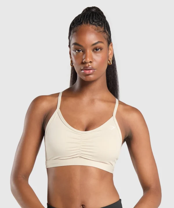 Ruched Sports Bra
