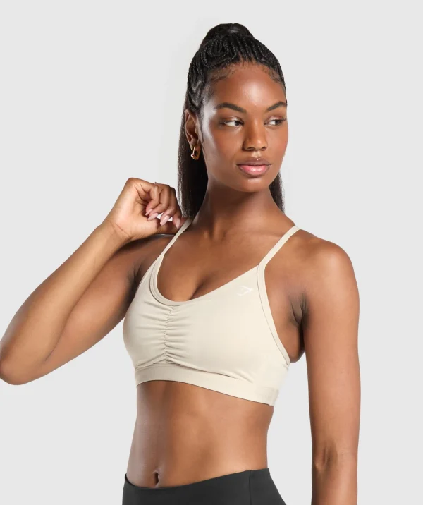 Ruched Sports Bra