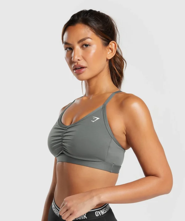 Ruched Sports Bra