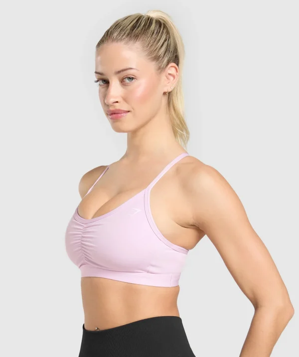 Ruched Sports Bra