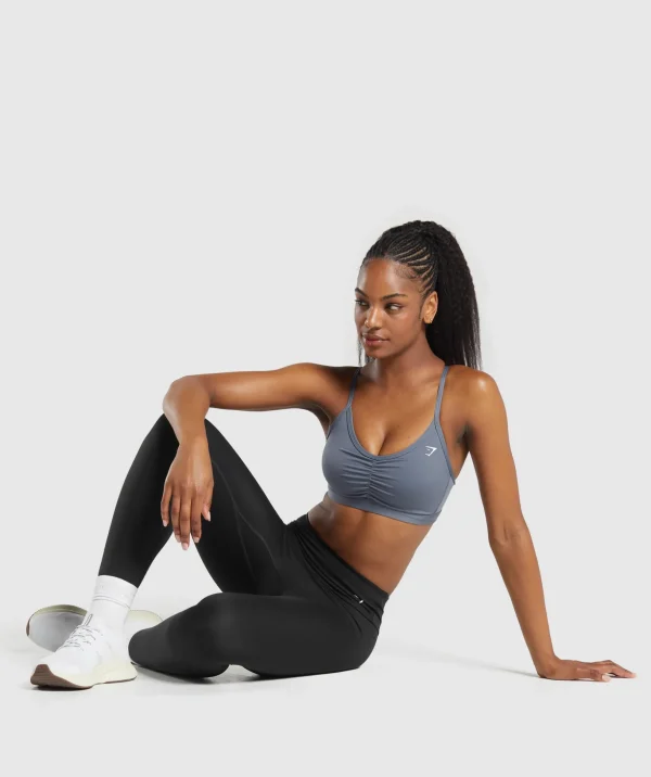 Ruched Sports Bra