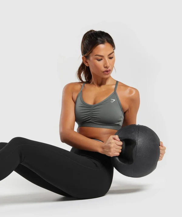 Ruched Sports Bra