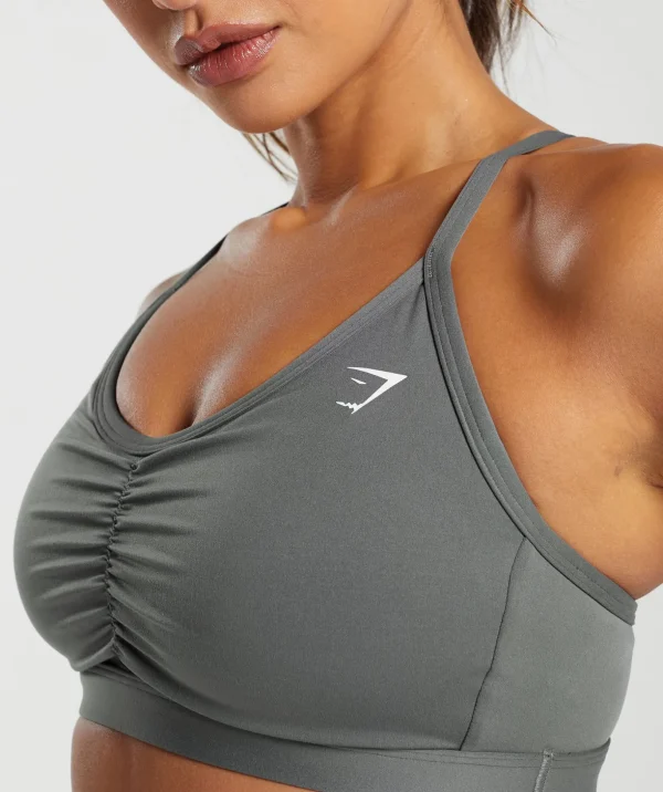 Ruched Sports Bra