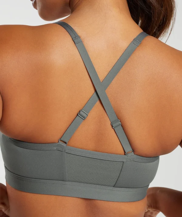 Ruched Sports Bra