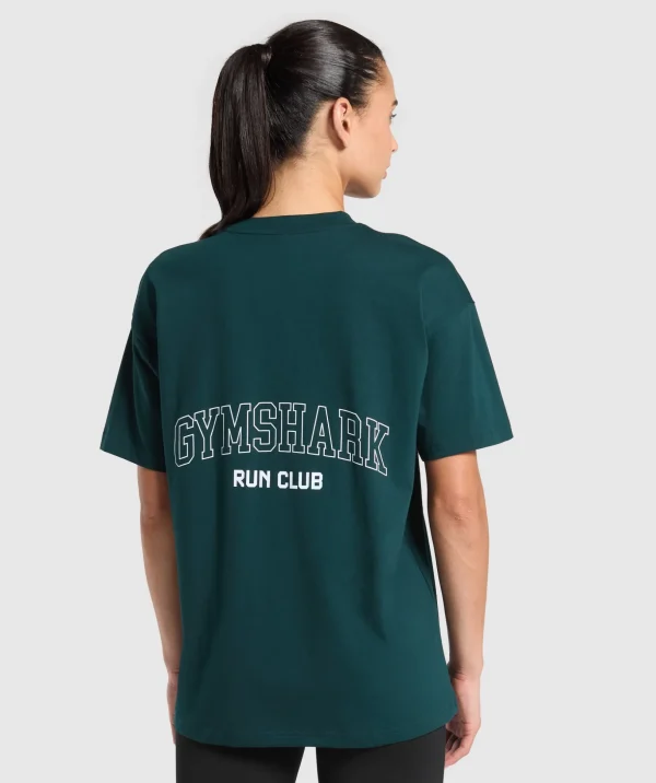 Running Graphic Oversized T-Shirt