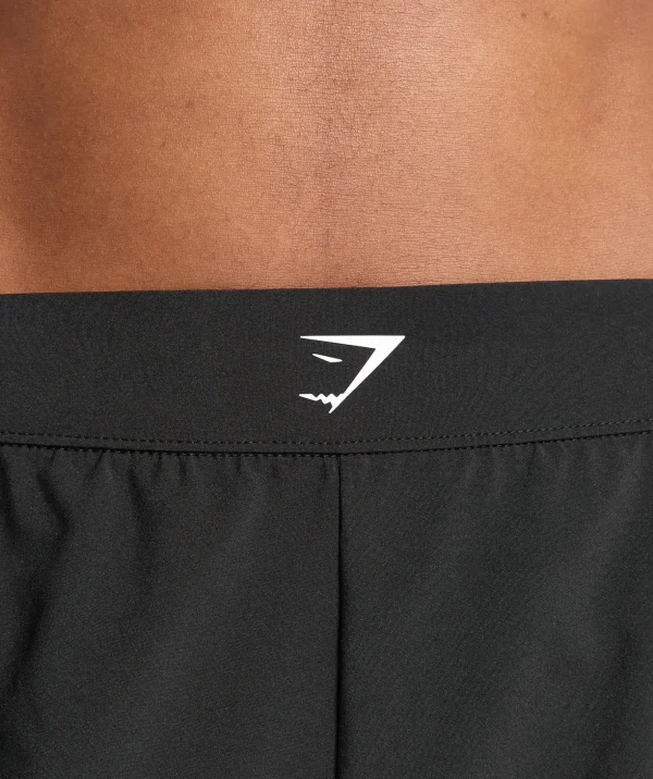 Scallop Hem Shaped Shorts