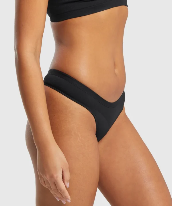 Seamless Dipped Front Thong