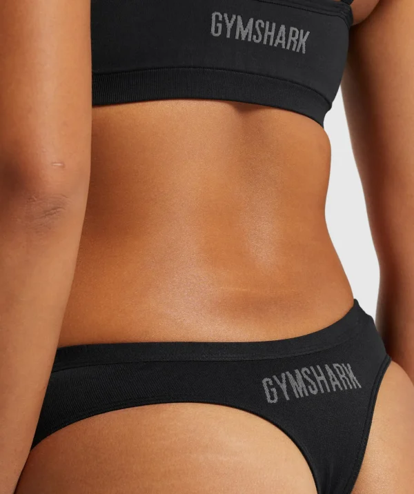 Seamless Dipped Front Thong