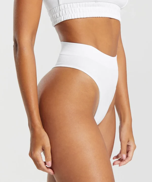 Seamless High Waisted Thong