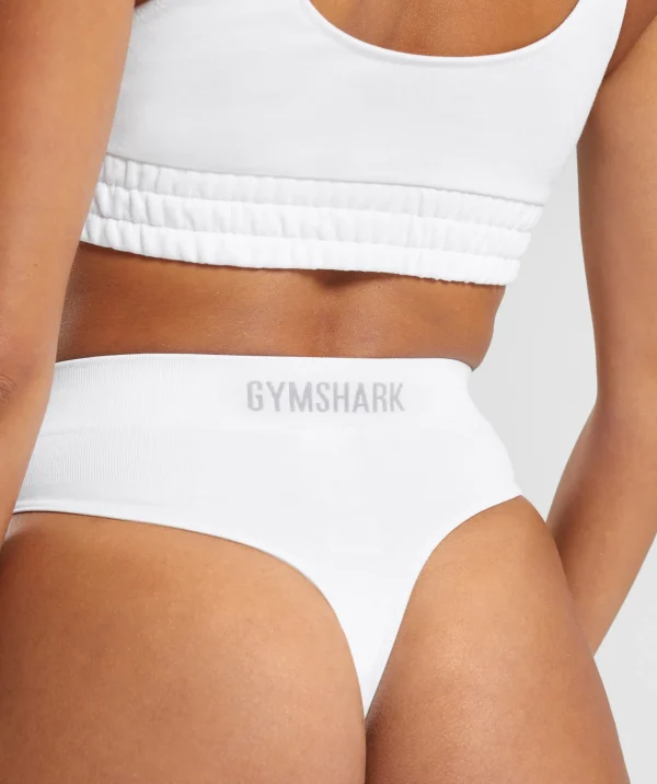 Seamless High Waisted Thong