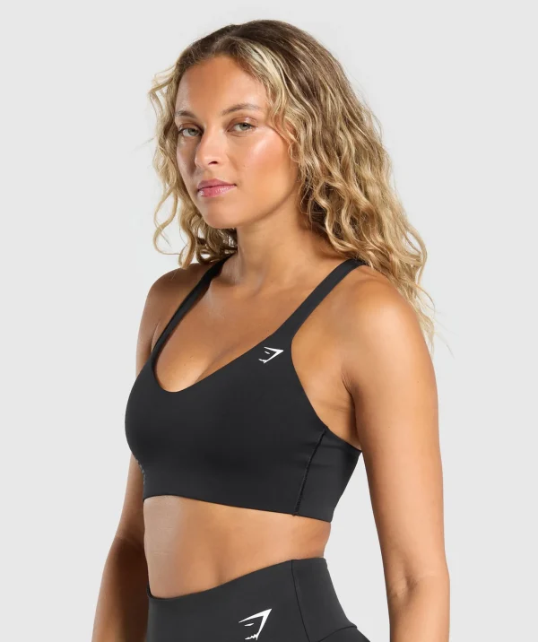 Strappy Back Medium Support Sports Bra
