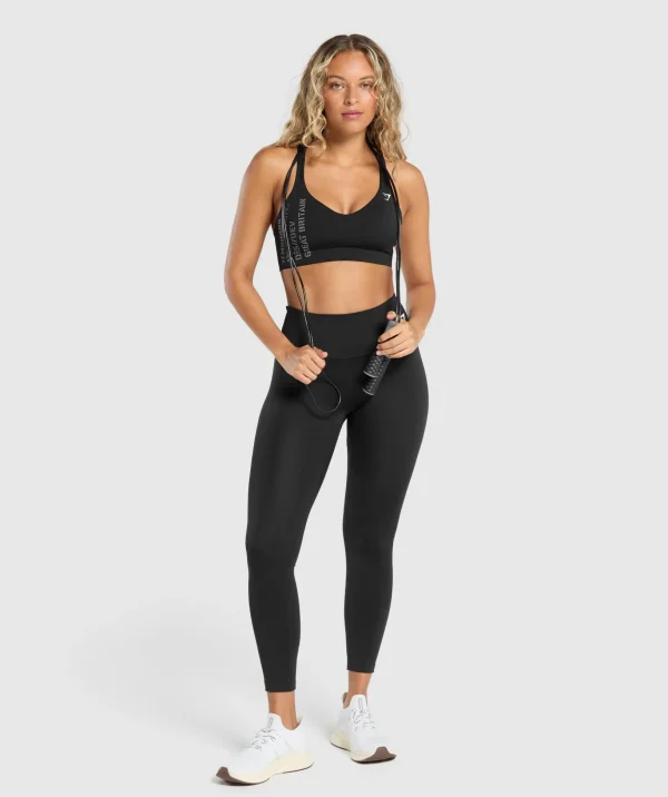Strappy Back Medium Support Sports Bra