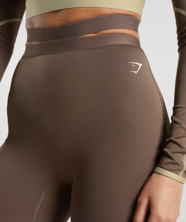 Strappy Waistband Leggings