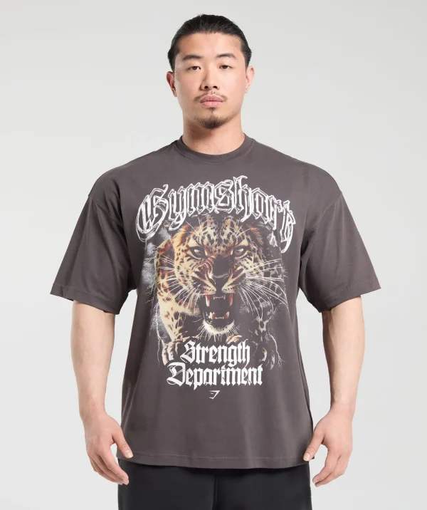 Strength Department Animal Oversized T-Shirt