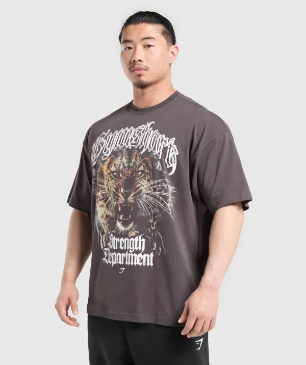 Strength Department Animal Oversized T-Shirt