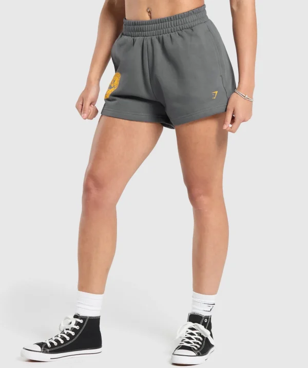 Strong Girl Lifting Club Graphic Shorts
