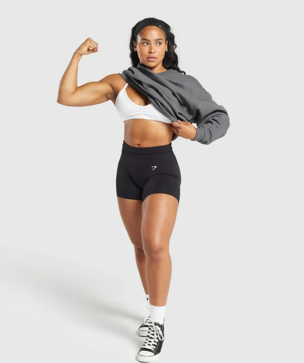 Strong Girl Lifting Club Oversized Graphic Crew