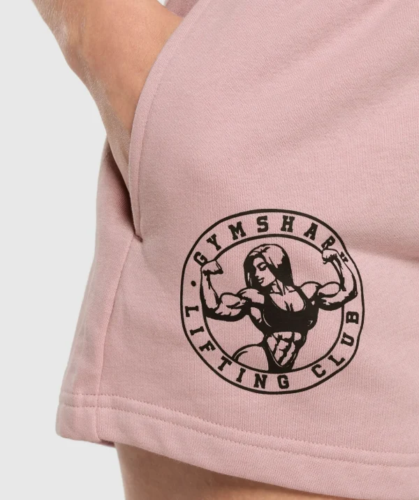 Strong Girl Lifting Club Graphic Shorts