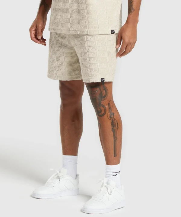 Towelling 7" Shorts