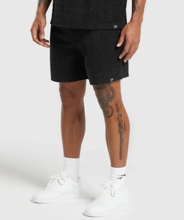 Towelling 7" Shorts