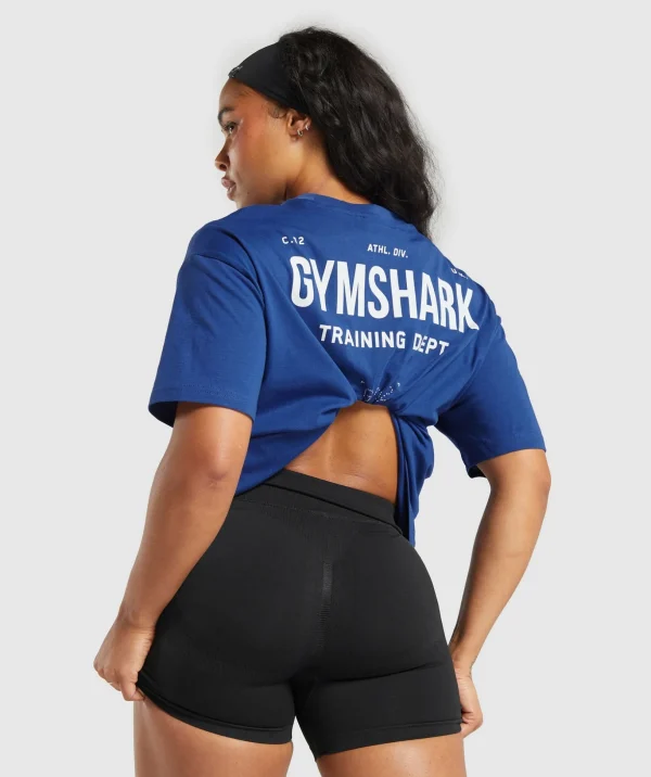 Training Department Graphic Oversized Tee