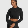 Training Fleece Cropped Sweatshirt