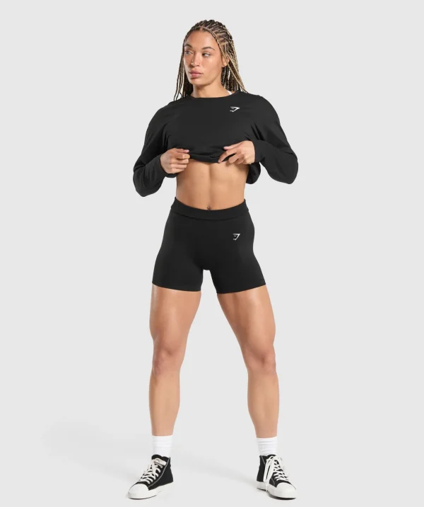 Training Oversized Cotton Long Sleeve Top