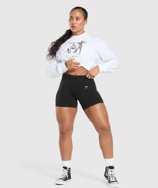 Two Strong Women Midi Long Sleeve Top