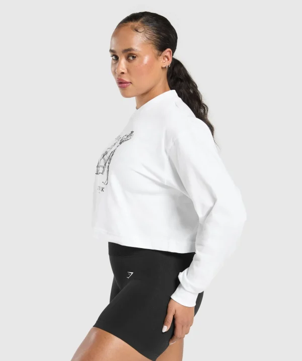 Two Strong Women Midi Long Sleeve Top