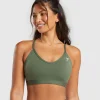 V Neck Sports Bra
