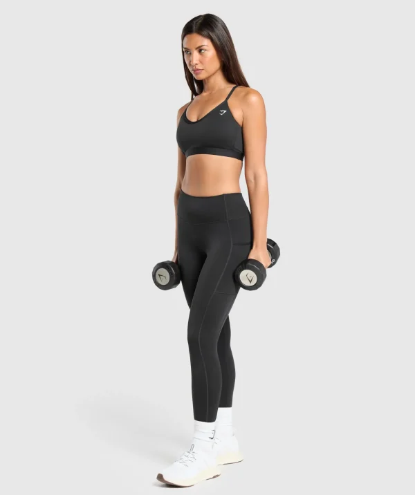 V Neck Sports Bra