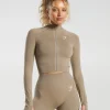 Vital Seamless 2.0 Midi Zip Up Jacket